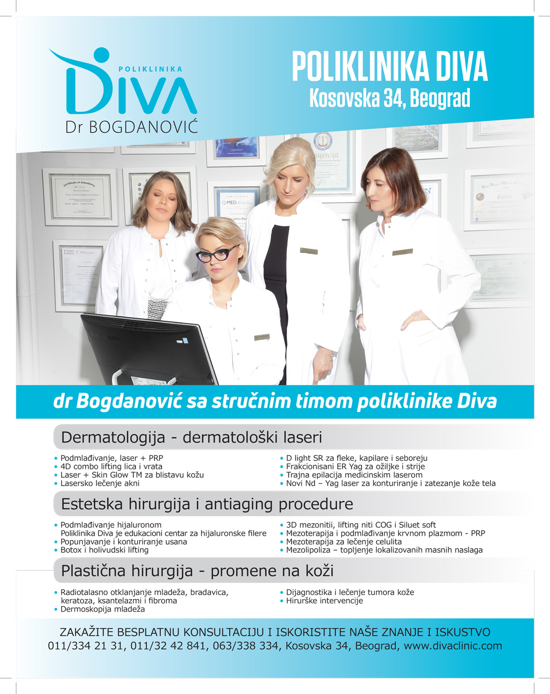 Poliklinika diva u casopisu Hello